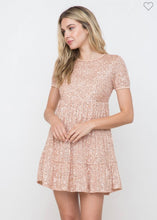 Cargar imagen en el visor de la galería, Sequin Tiered Mini Dress.