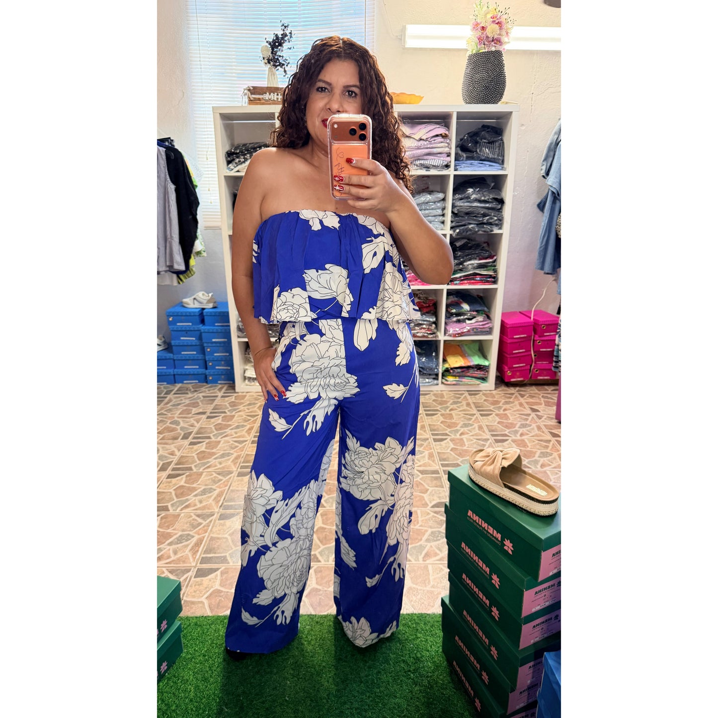 Printed Tube Top with Pants Set