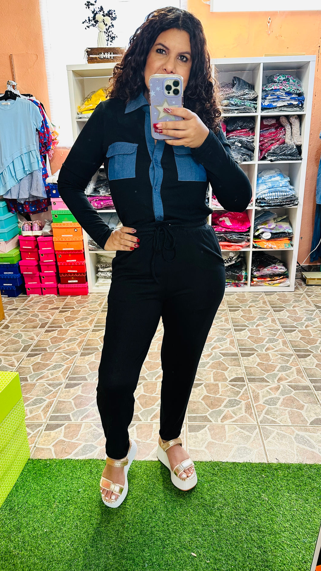 Pocket Knit Jumpsuit