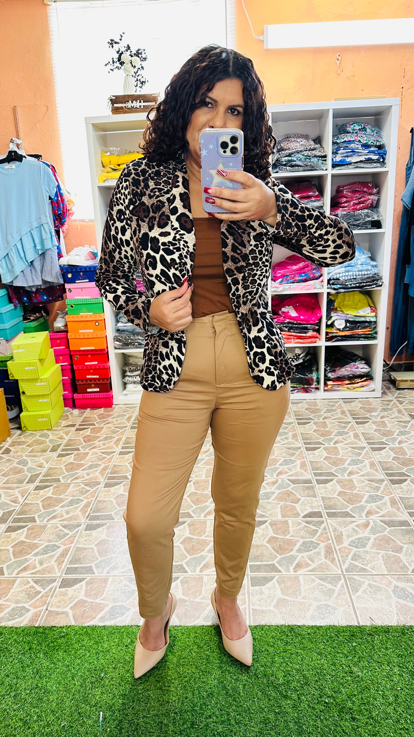 Blazer Animal Print