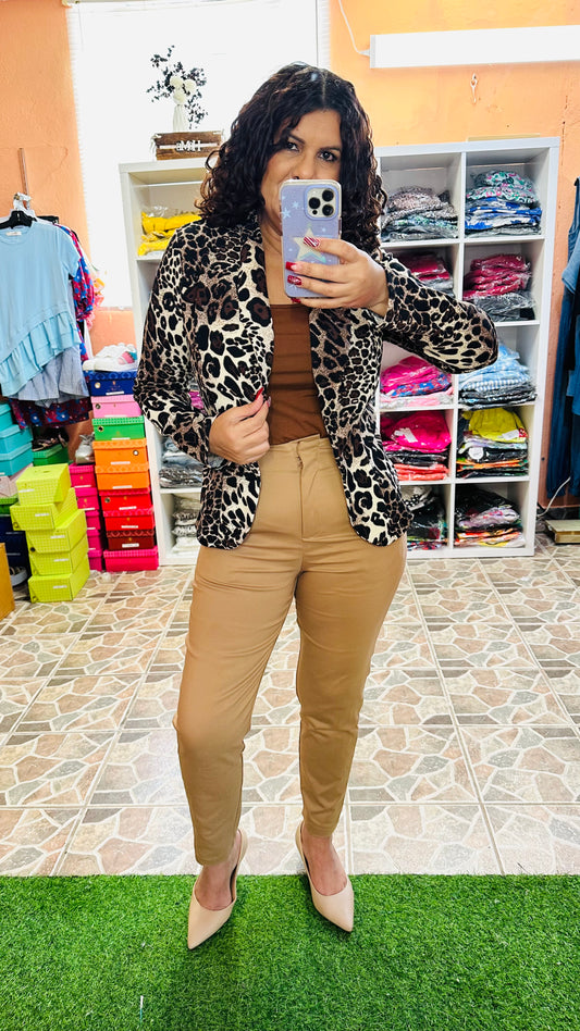 Blazer Animal Print