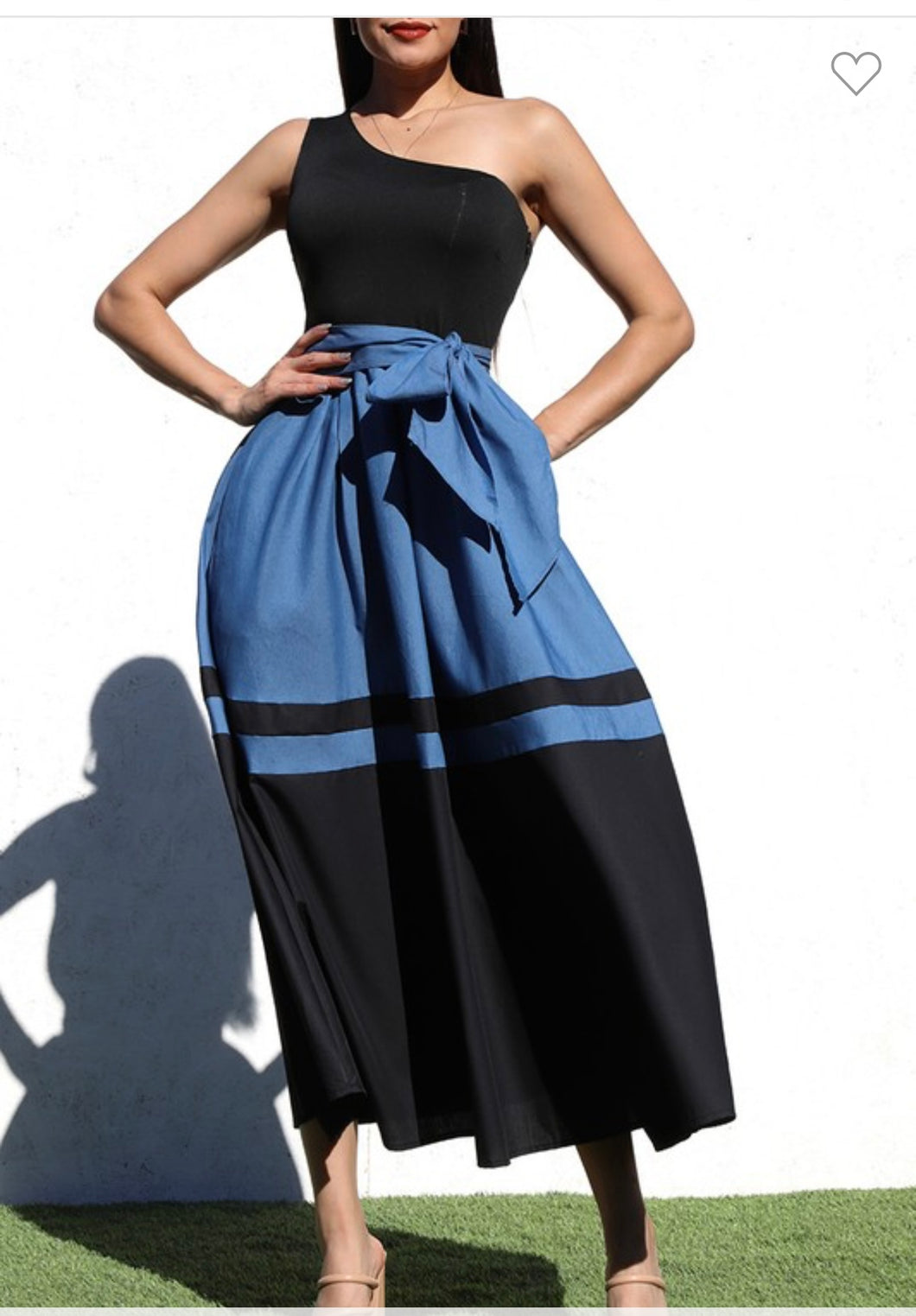 One Shoulder Long Dress