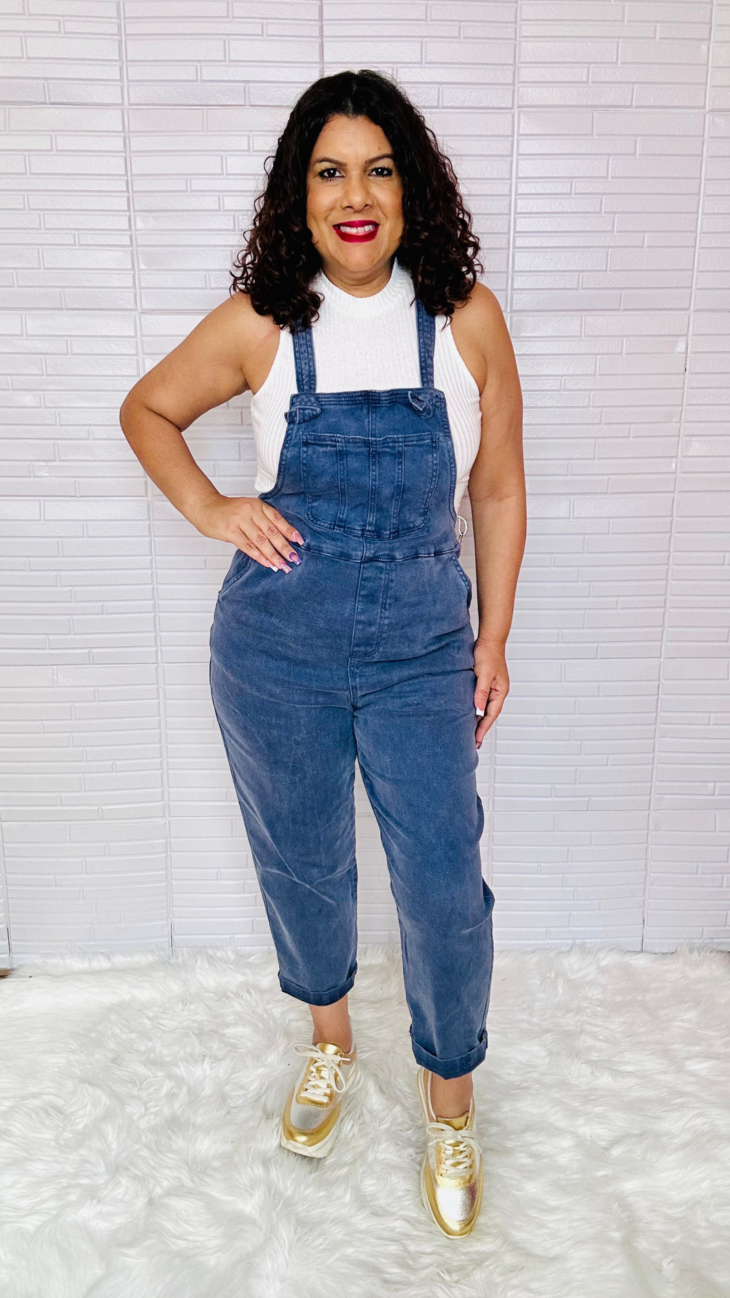 Relaxed Fit Overalls