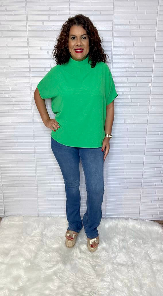 Solid Sleeves Top