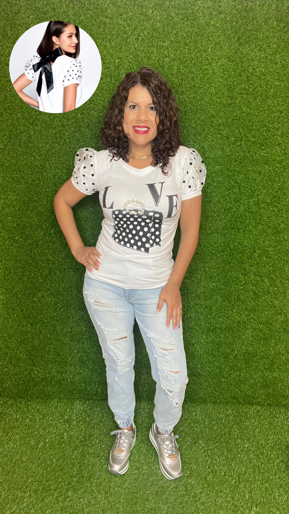 Top Polka Dot