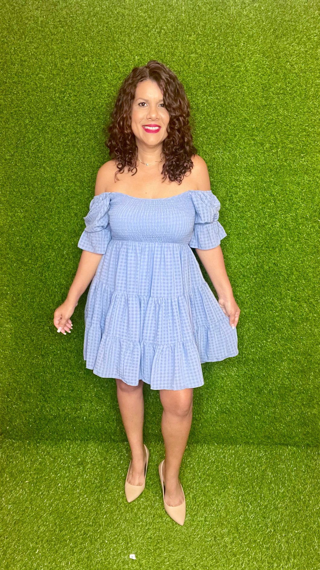 Woven Mini Dress